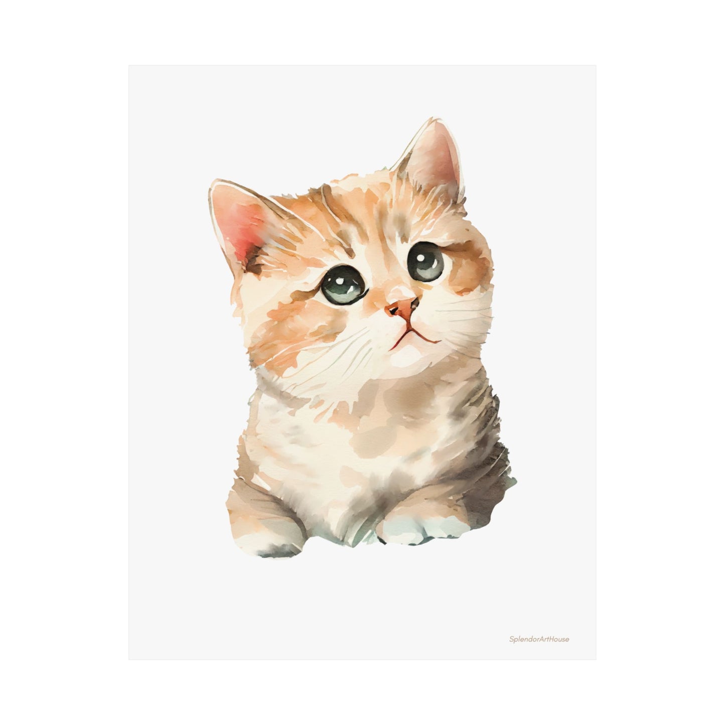 Kitten, Matte Vertical Poster