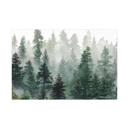 Forest Trees, Matte Canvas, Stretched, 0.75"