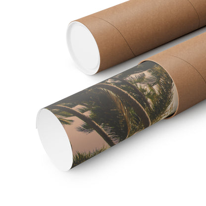 Palm Trees, Matte Horizontal Poster