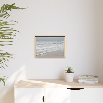 Ocean - Matte Canvas, Framed (Natural)