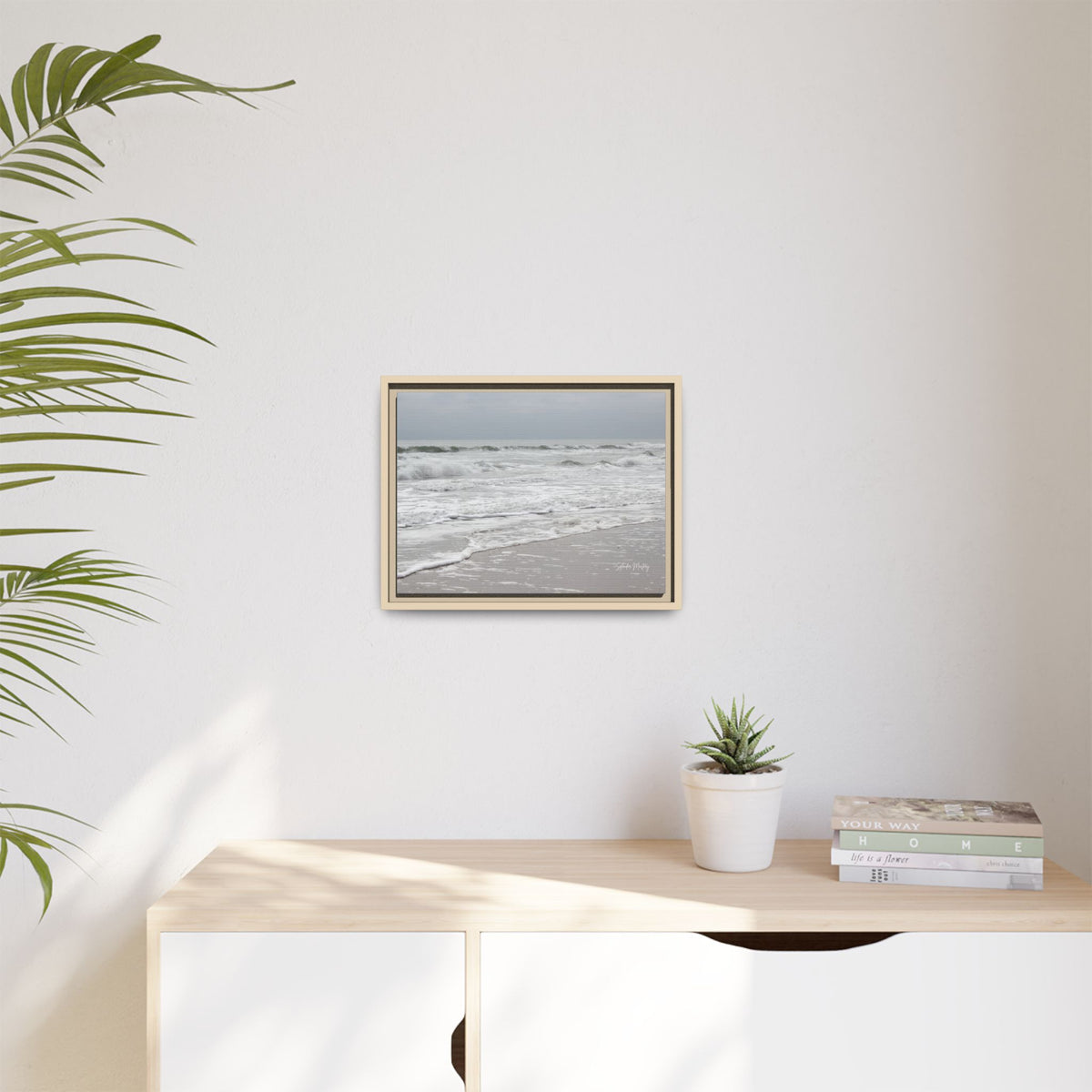 Ocean - Matte Canvas, Framed (Natural)