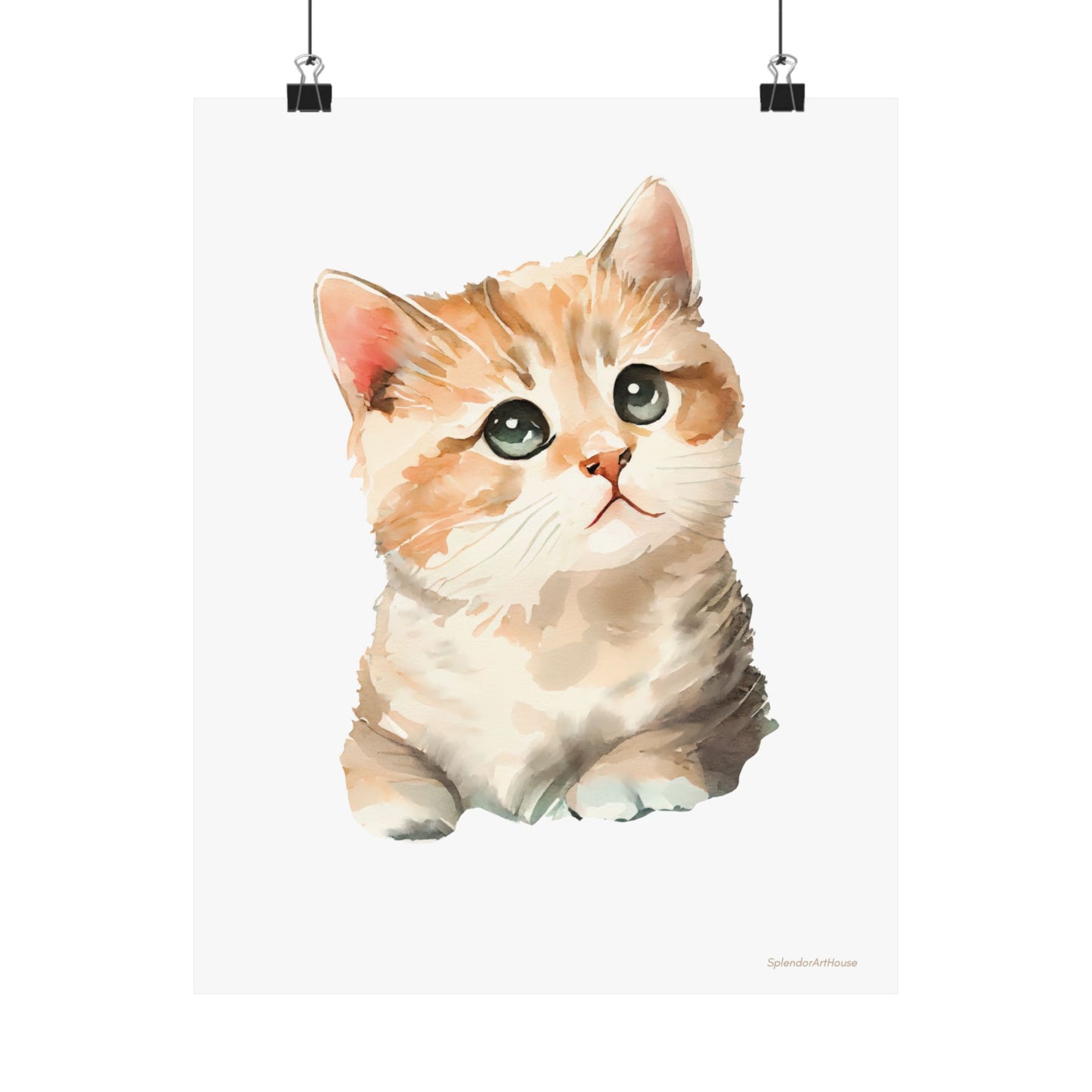 Kitten, Matte Vertical Poster