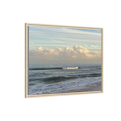 Ocean - Matte Canvas, Framed (Natural)