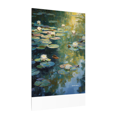Water Lilies, Matte Canvas, Stretched, 0.75"