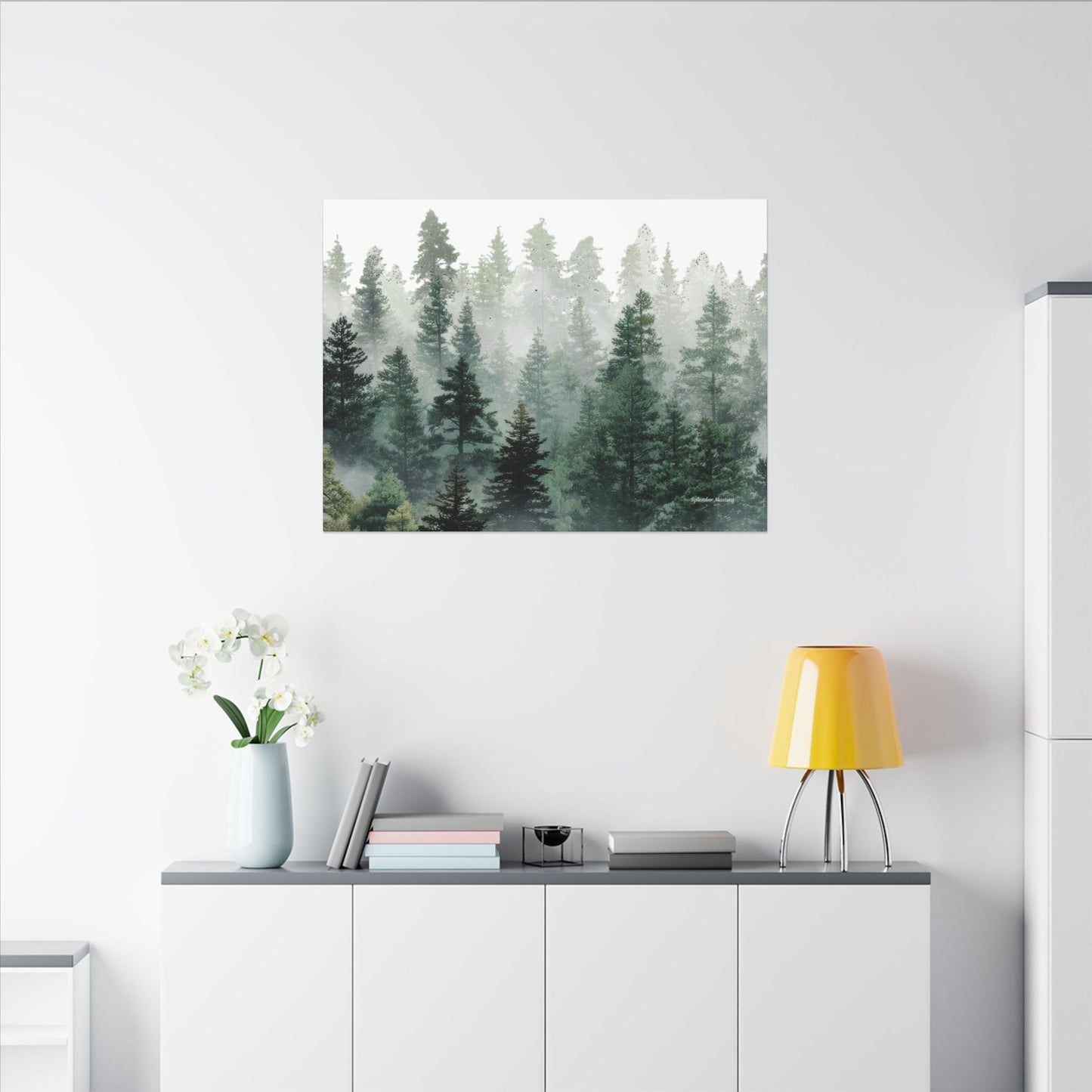 Forest Trees, Matte Canvas, Stretched, 0.75"