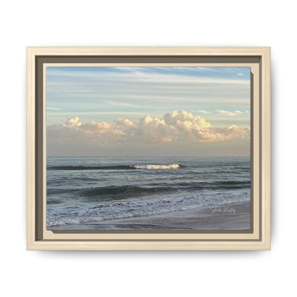 Ocean - Matte Canvas, Framed (Natural)