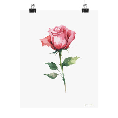 Floral, Matte Vertical Poster