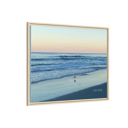 Ocean, Matte Canvas, Framed (Natural)