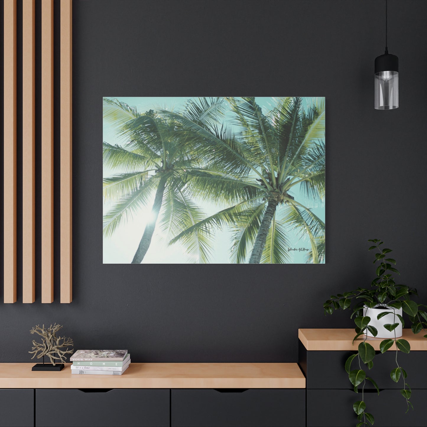 Palm Trees, Matte Canvas, Stretched, 1.25"
