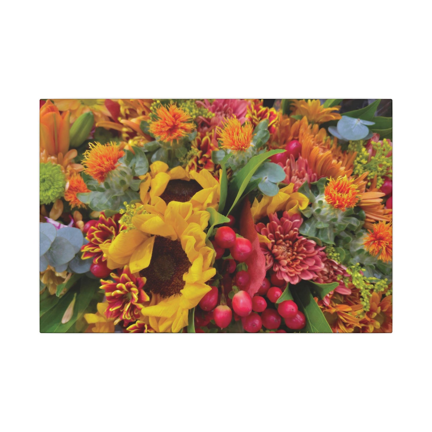 Floral, Matte Canvas, Stretched, 0.75"