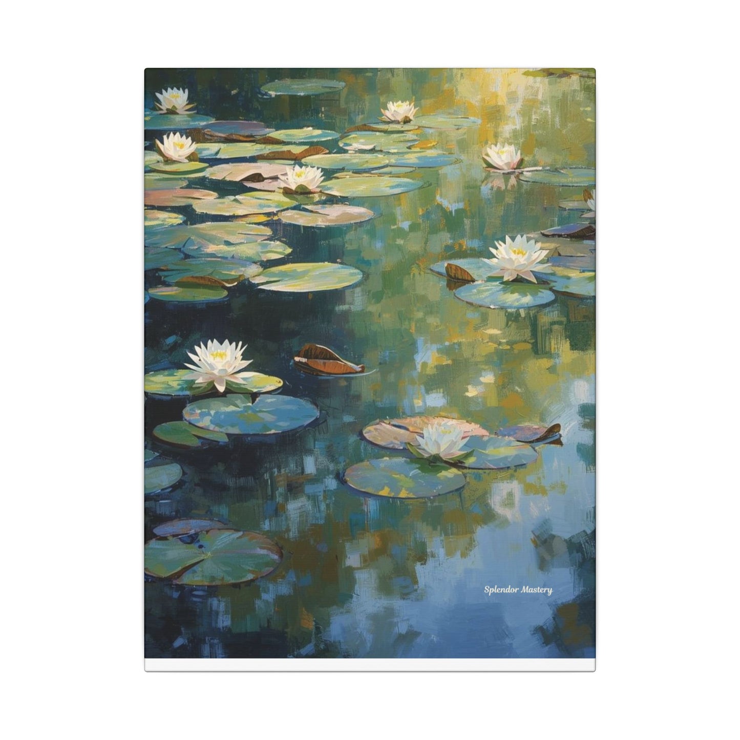 Water Lilies, Matte Canvas, Stretched, 0.75"