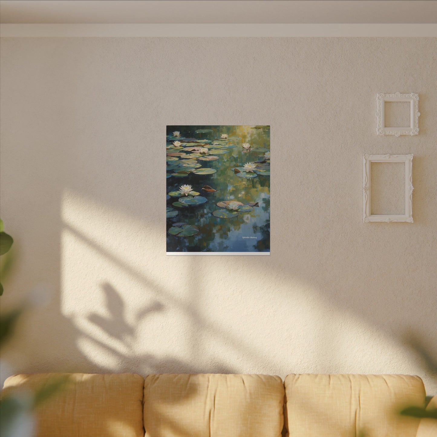 Water Lilies, Matte Canvas, Stretched, 0.75"