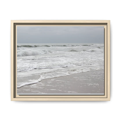 Ocean - Matte Canvas, Framed (Natural)