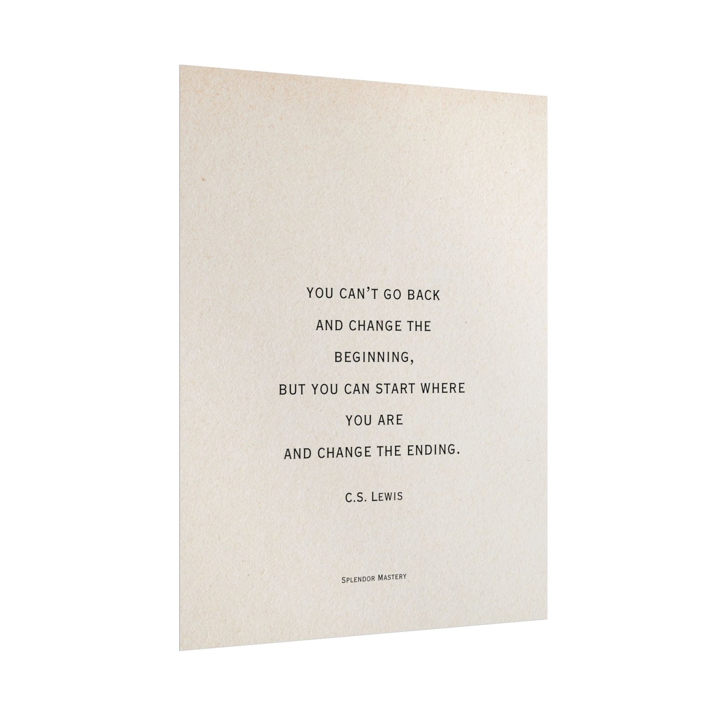 C.S. Lewis Quote, Poster
