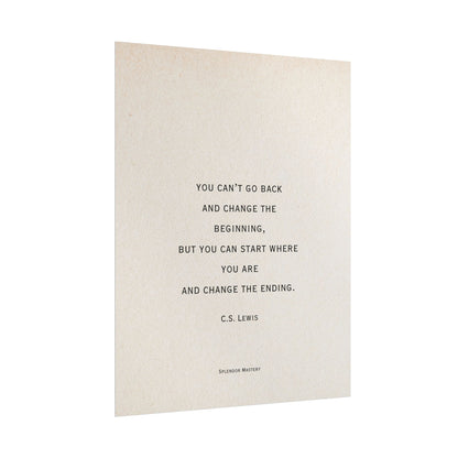 C.S. Lewis Quote, Poster