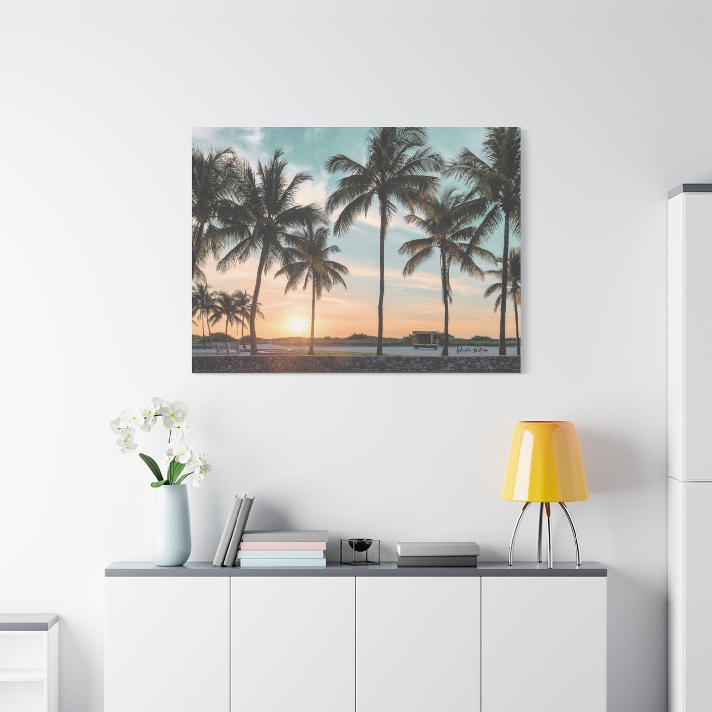 Palm Trees, Matte Canvas, Stretched, 1.25"