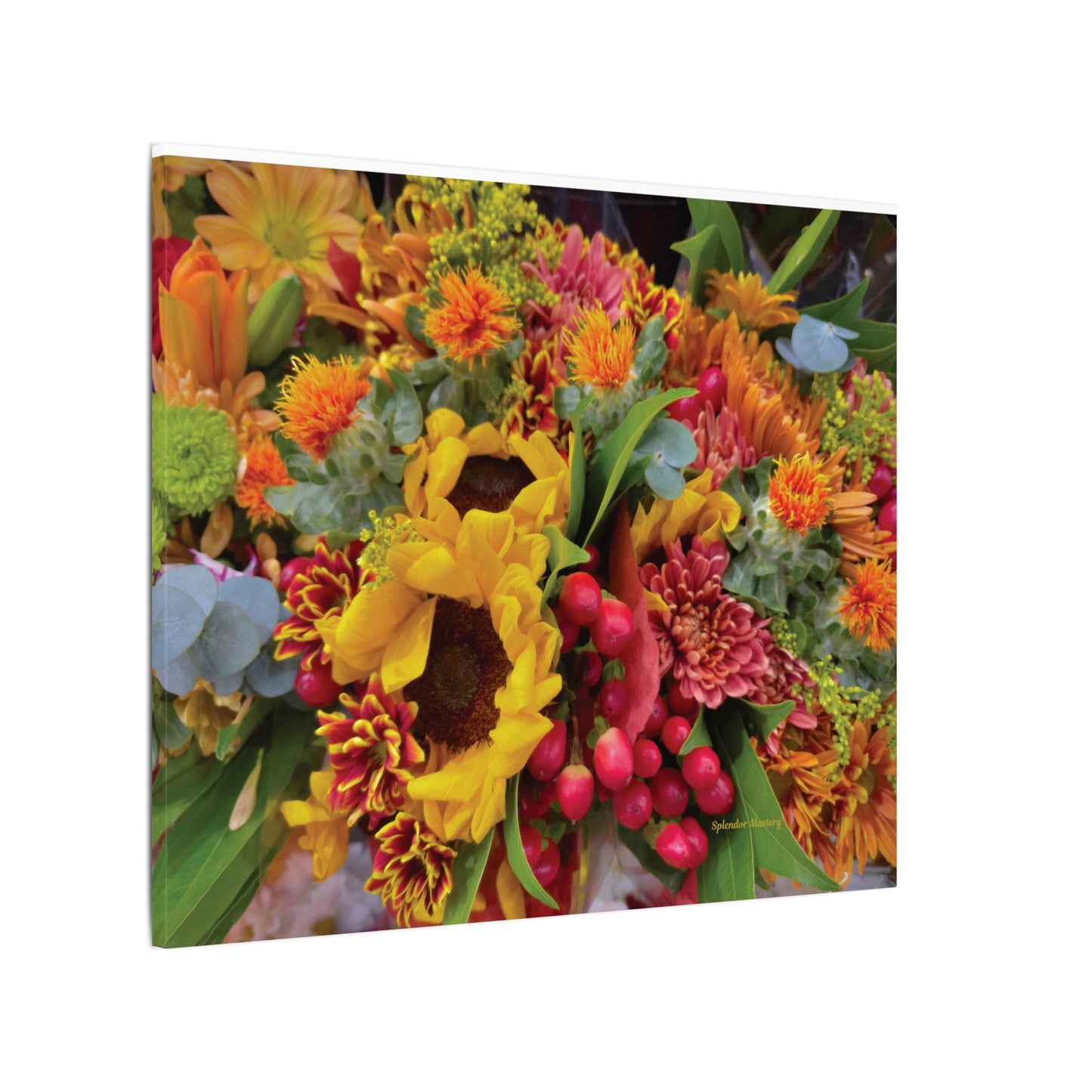 Floral, Matte Canvas, Stretched, 0.75"