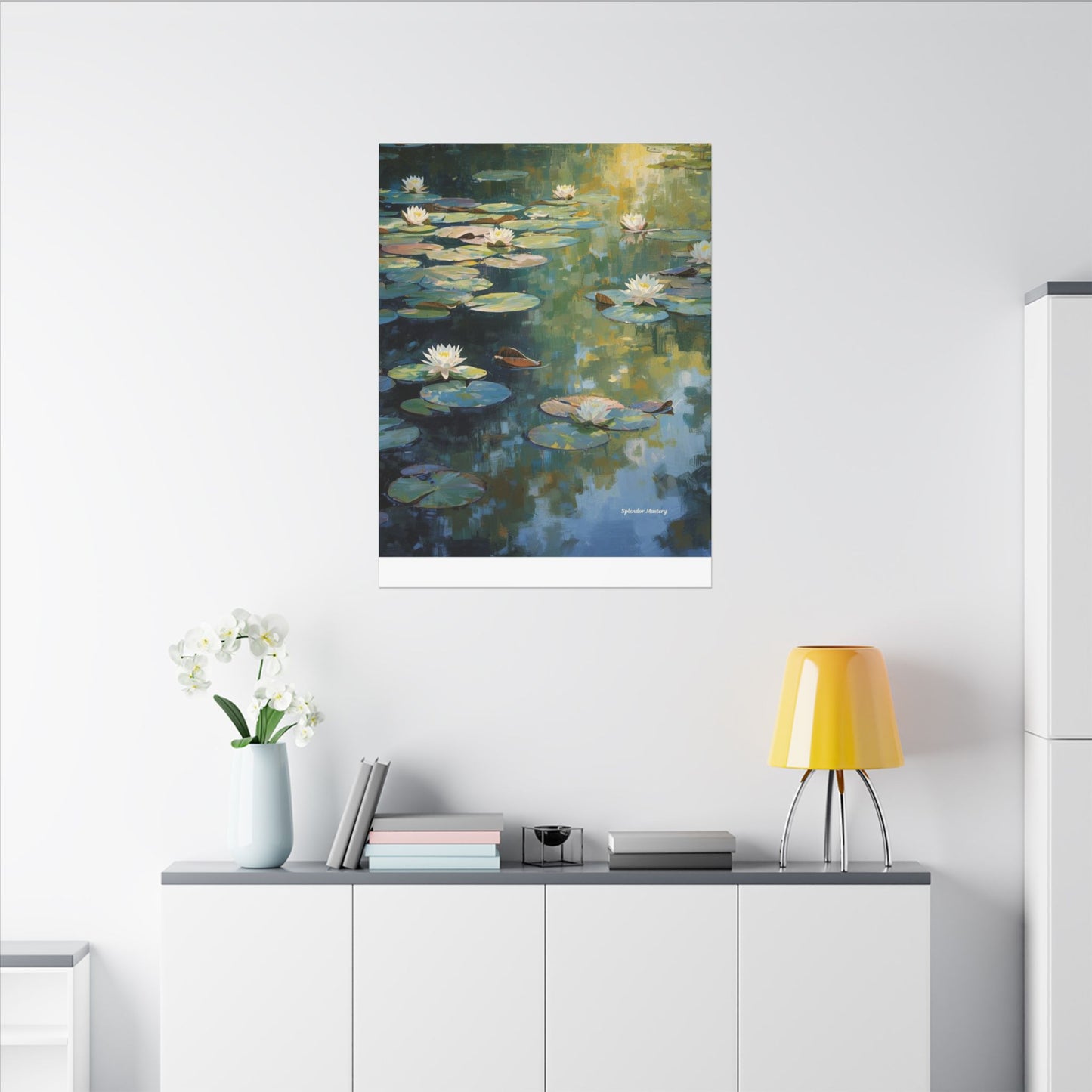 Water Lilies, Matte Canvas, Stretched, 0.75"