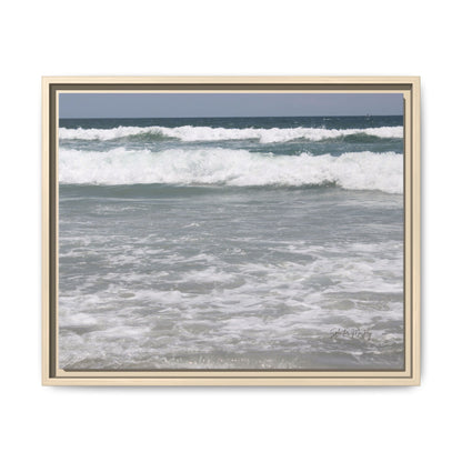 Ocean - Matte Canvas, Framed, Natural