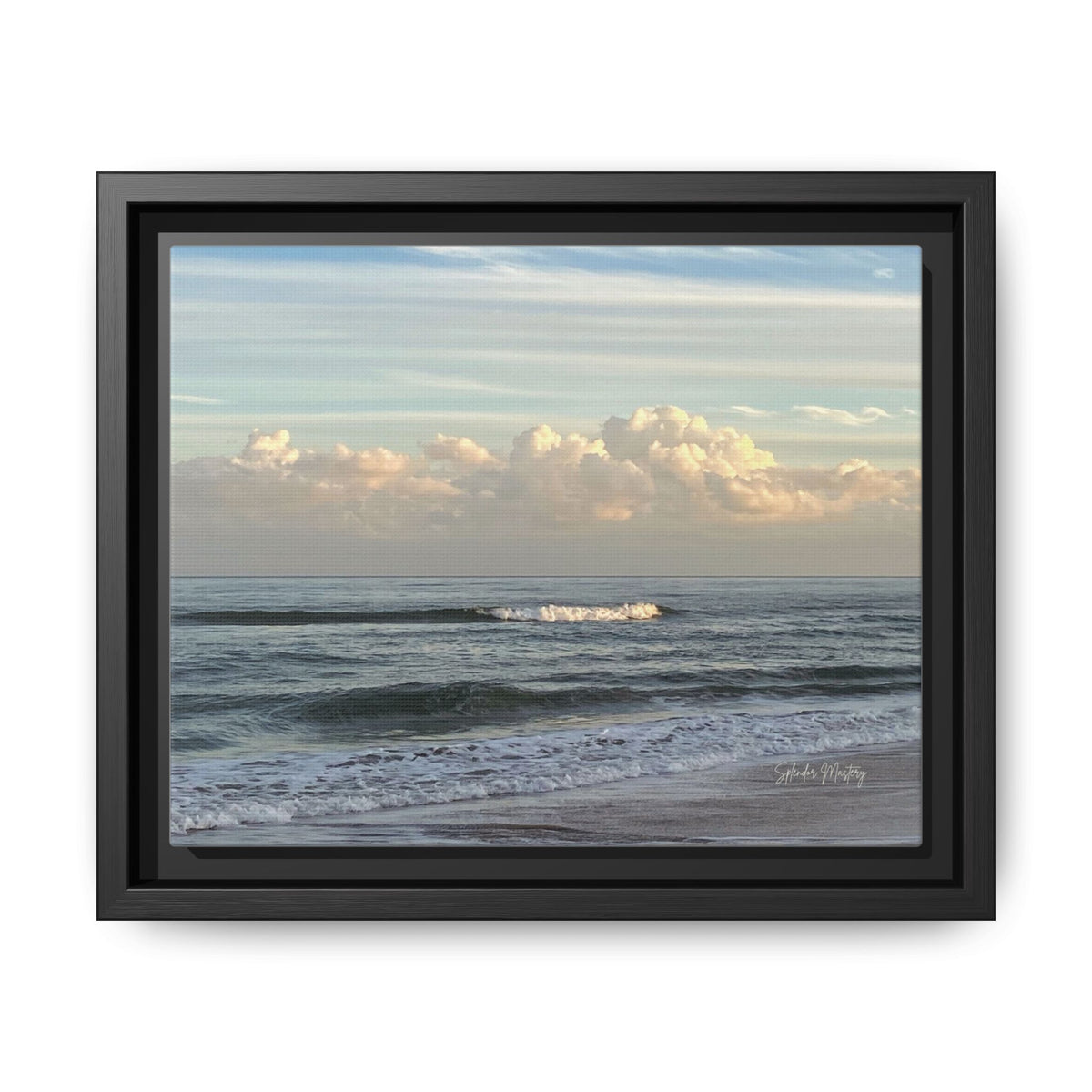 Ocean - Matte Canvas, Framed (Natural)