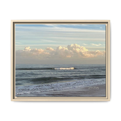 Ocean - Matte Canvas, Framed (Natural)