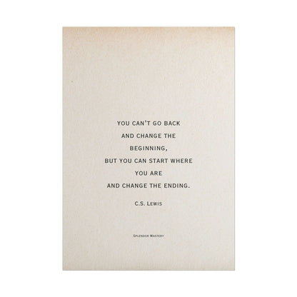 C.S. Lewis Quote, Poster