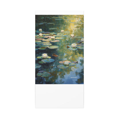 Water Lilies, Matte Canvas, Stretched, 0.75"