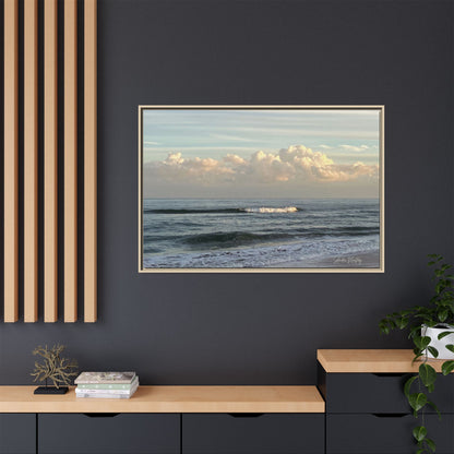 Ocean - Matte Canvas, Framed (Natural)