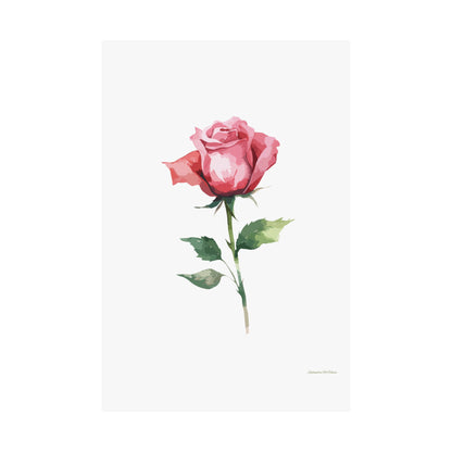 Floral, Matte Vertical Poster